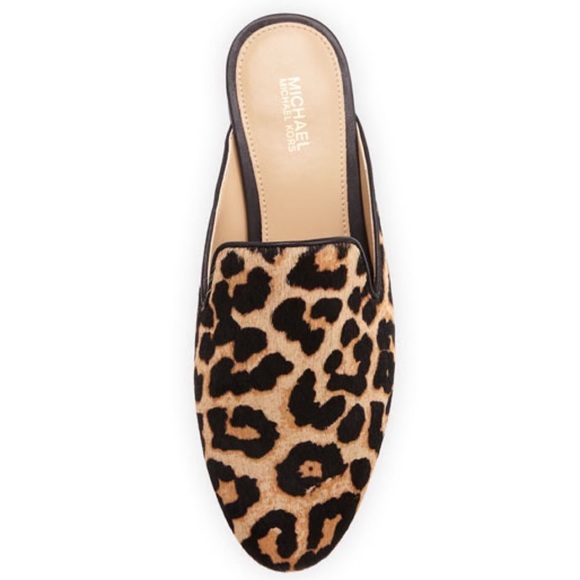 🐆 Michael Kors, Natasha Cheetah-Print Calf-Hair Slide Mules - Picture 3 of 16